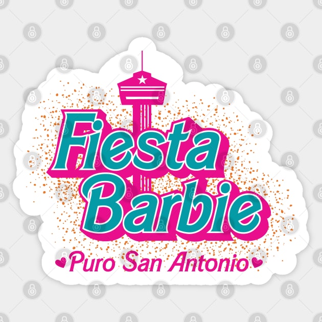 Fiesta Girl Puro San Antonio Sticker by TheCraftyDrunkCo